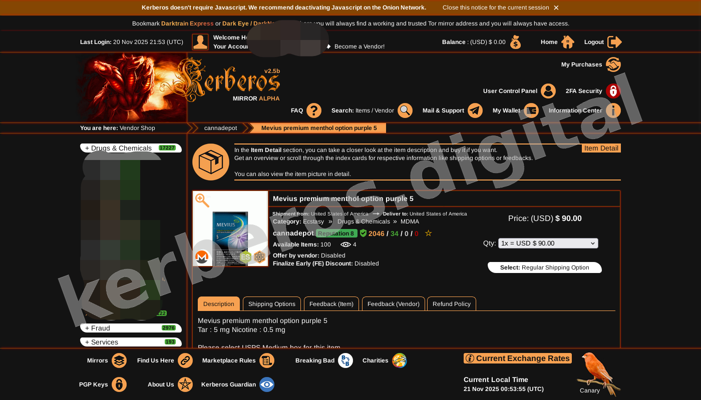 Main Market Dashboard